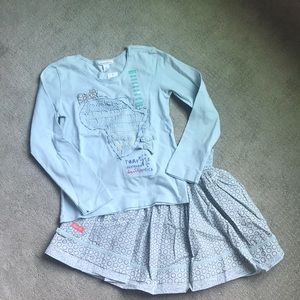 Naartjie top and skirt NWT